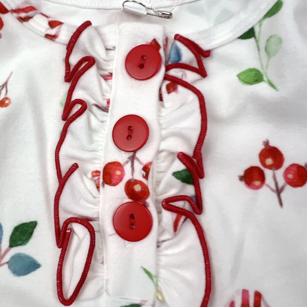 NWT Jane + Jo Holiday Candy Cane Lounge Nightgown Pajamas - Picture 3 of 5